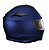 Capacete X11 Turner Solid Azul Fosco Articulado com Viseira Solar - Imagem 3