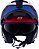 Capacete Norisk Route Ff345 Speedmax Fosco Azul, Branco e Vermelho (C/Viseira Solar) - Imagem 5