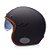 Capacete Lucca Galaxy Matt Black Caramelo (c/ viseira Retrátil e Bubble Cristal) - Imagem 2