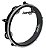 PANDEIRO JUNIOR 8" ABS PRETO PELE CRISTAL - Imagem 1