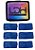 MUFFLE GEL COLORS AZUL EMBALAGEM COM 6 UNIDADES - Imagem 2