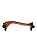 ESPALEIRA PREMIUM VIOLINO 3/4 E 4/4 - MARROM - Imagem 3