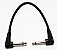 CABO DE GUITARRA 25 CM - PLUG 90º - Imagem 1