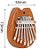 KALIMBA MINI MADEIRA - Imagem 1