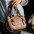 Bolsa feminina - Alça de mão - Duo color - Café - Chenson 3484391 - Imagem 5