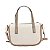 Bolsa feminina - Alça de mão - Duo color - Off White - Chenson 3484391 - Imagem 3