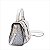Bolsa feminina - Alça de mão - Monograma Cristal - Cinza - Chenson 3484194 - Imagem 2