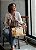 Bolsa feminina alça de mão - Textura Delicada - Amarelo - Chenson 3484668 - Imagem 7