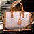 Bolsa feminina Baú - Alça de mão - Monograma Elegance - Preto - Chenson 3484758 - Imagem 5