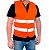 Colete de Sinalização - Laranja Fluorescente - Tam. Único - Imagem 2