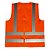Colete de Sinalização - Laranja Fluorescente - Tam. Único - Imagem 1
