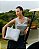Bolsa Feminina Chenson Original - Alça de ombro - Elegance Luxo Kit 3 peças - Bege - 3485081 - Imagem 2