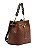 Bolsa Feminina Chenson Original - Luxury Monograma Saco - Alça Tiracolo - Café 3485047 - Imagem 3