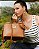 Bolsa Feminina Chenson Original - Perolado Chic - Alça de Mão - Whisky 3485062 - Imagem 2