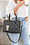 Bolsa Feminina Chenson Original - Elemento Gráfico - Alça de mão - Preto - 3485093 - Imagem 1