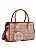 Bolsa Feminina Chenson Original - New Cristal - Alça de Mão - Marrom 3485031 - Imagem 1