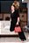 Bolsa feminina Alça de mão - Minimalista - Vinho - Chenson 3485020 - Imagem 6