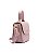 Bolsa Feminina Chenson Original - Textura Minimalista - Alça de Mão - Rosa 3484899 - Imagem 3