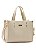 Bolsa Feminina Chenson Original - Textura Minimalista - Alça de Mão - Off White 3484898 - Imagem 1