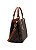 Bolsa Feminina Classic Cristal Estruturada Casual - Chenson 3485354 Café - Imagem 5