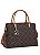 Bolsa Feminina Classic Cristal Estruturada Casual - Chenson 3485354 Café - Imagem 1
