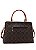 Bolsa Feminina Classic Cristal Estruturada Casual - Chenson 3485354 Café - Imagem 2