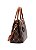 Bolsa Feminina Chenson Original - Monograma Contemporâneo - Alça de Mão - Café  3485375 - Imagem 3
