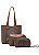 Bolsa Feminina Chenson Original - Monograma Baby Urso Kit 3 peças - Café - 3485366 - Imagem 2