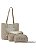 Bolsa Feminina Chenson Original - Monograma Baby Urso Kit 3 peças - Natural - 3485366 - Imagem 4