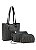 Bolsa Feminina Chenson Original - Monograma Baby Urso Kit 3 peças - Preto - 3485366 - Imagem 1