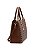 Bolsa Feminina Chenson Original - Cristal Monograma Coração - Alça de Mão - Café 3485395 - Imagem 2
