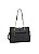 Bolsa Feminina Chenson Original - Cristal Monograma Coração - Alça de Ombro - Preto 3485400 - Imagem 4