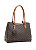 Bolsa Feminina Chenson Original - Monograma Elegance - Alça de Ombro - Café 3485405 - Imagem 1