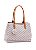 Bolsa Feminina Chenson Original - Monograma Elegance - Alça de Ombro - Bege 3485405 - Imagem 1