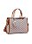 Bolsa Feminina Chenson Original - Monograma Elegance - Alça de Mão - Bege 3485410 - Imagem 1