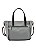 Bolsa Feminina Chenson Original - Microfiber - Alça de Mão - Cinza  3185115 - Imagem 4
