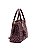 Bolsa Feminina Chenson Original - Monograma tridimensional - Alça de Mão  - Vinho 3485422 - Imagem 3