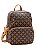 Mochila Feminina Chenson Original - Elemento Grafico - Café - 8485383 - Imagem 1