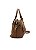 Bolsa Feminina Chenson Original - Relevo Monograma - Alça de Mão  - Marrom 3485432 - Imagem 4