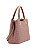 Bolsa Elemento Gráfico Casual - Alça de Mão - Rosê - Chenson 3485287 - Imagem 2