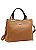 Bolsa Contemporâneo Chic - Alça dupla - Marrom - Chenson Original 3485236 - Imagem 1