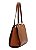 Bolsa Detalhe Croco - Alça de Ombro - Marrom - Chenson Original 3485251 - Imagem 2
