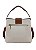Bolsa Duo Colors - Alça de Mão - Bege - Chenson Original 3485264 - Imagem 4