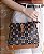 Bolsa New Elemento Gráfico - Transversal - Café - Chenson 3485297 - Imagem 2