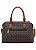 Bolsa Elemento Gráfico Casual - Alça de Mão - Café - Chenson 3485288 - Imagem 4