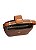 Bolsa Duo Colors - Alça de Mão - Café - Chenson Original 3485264 - Imagem 3