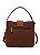 Bolsa Duo Colors - Alça de Mão - Café - Chenson Original 3485264 - Imagem 4