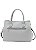 Bolsa Mini Tramas - Alça de Mão - Cinza - Chenson 3485330 - Imagem 5