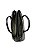 Bolsa Mini Tramas - Alça de Mão - Cinza - Chenson 3485330 - Imagem 4