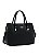 Bolsa Mini Tramas - Alça de Mão - Preto - Chenson 3485330 - Imagem 1